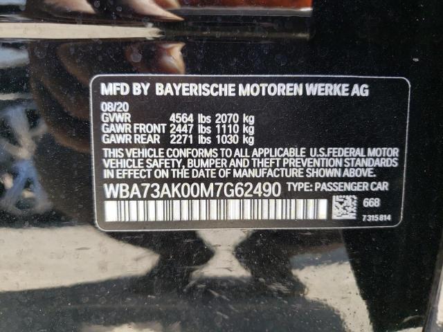 WBA73AK00M7G62490 BMW 228XI