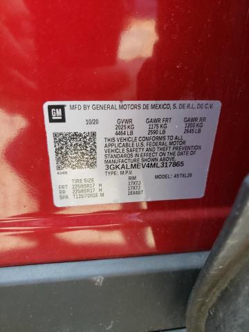 3GKALMEV4ML317865 GMC Terrain Sle