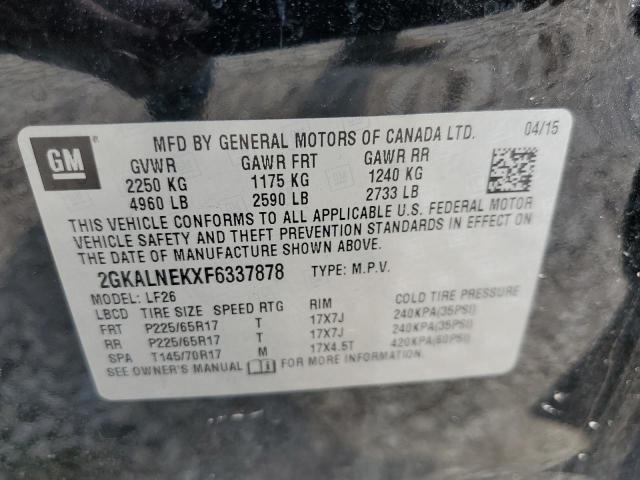 2GKALNEKXF6337878 GMC TERRAIN SL