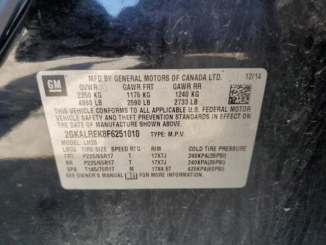 2GKALREK8F6251010 GMC Terrain Sle
