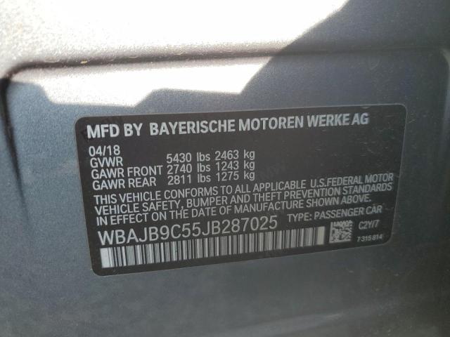 WBAJB9C55JB287025 BMW M550xi