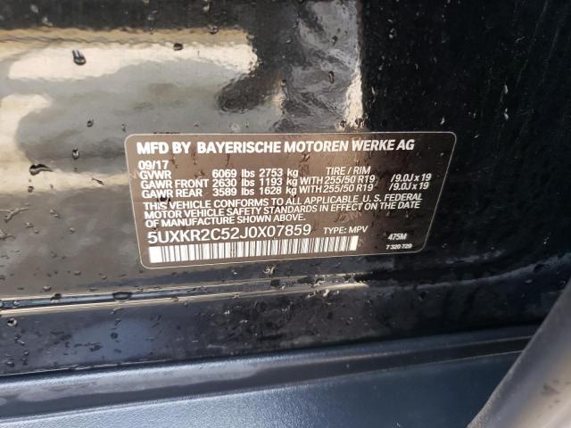 5UXKR2C52J0X07859 BMW X5 Sdrive35i
