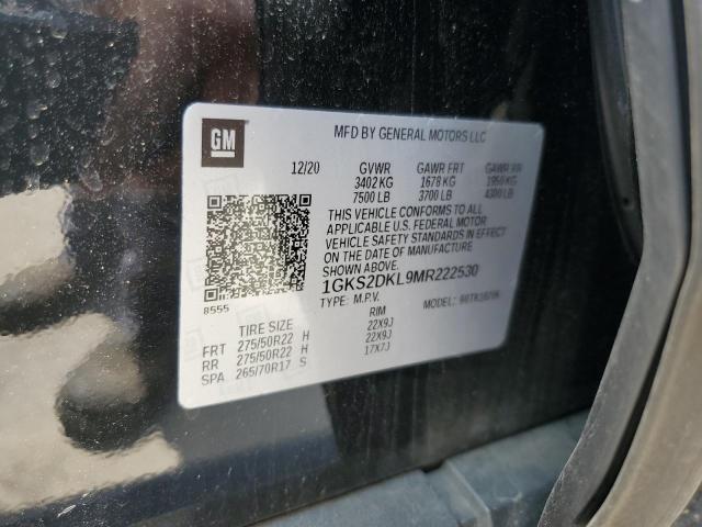 1GKS2DKL9MR222530 GMC YUKON DENALI