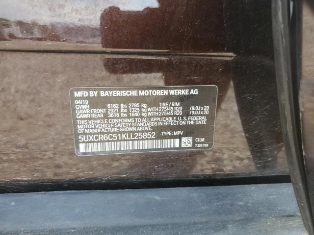 5UXCR6C51KLL25852 BMW X5 Xdrive40i