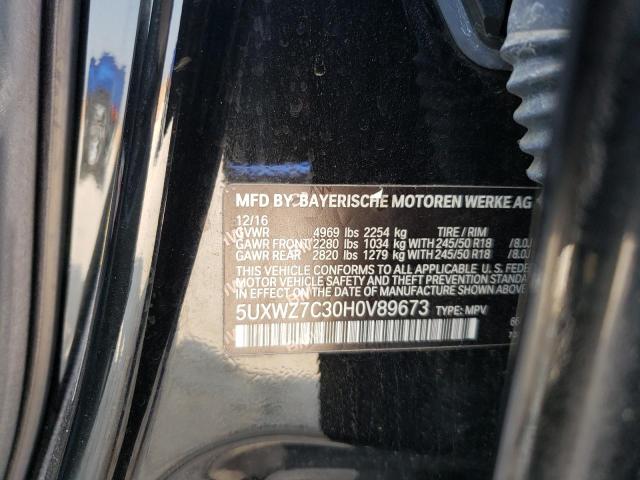 5UXWZ7C30H0V89673 BMW X3 Sdrive28i