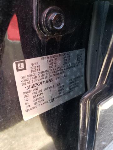 1GTG6CE33F1118225 GMC CANYON SLT