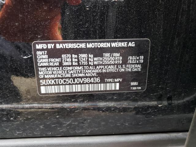 5UXKT0C50J0V98436 BMW X5 Xdr40e