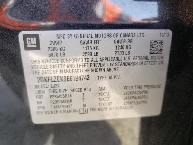 2GKFLZEK9E6194742 GMC Terrain Denali
