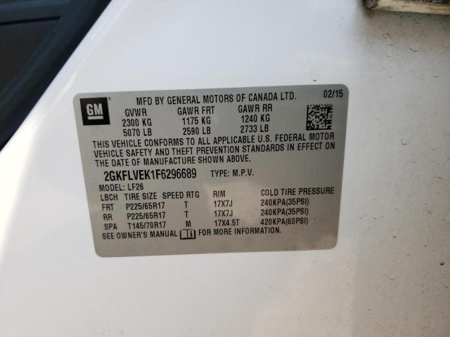2GKFLVEK1F6296689 GMC Terrain Sle
