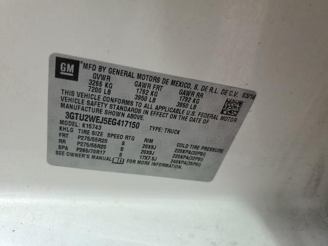 3GTU2WEJ5EG417150 GMC Sierra K1500 Denali