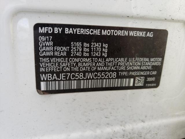 WBAJE7C58JWC55208 BMW 540 XI