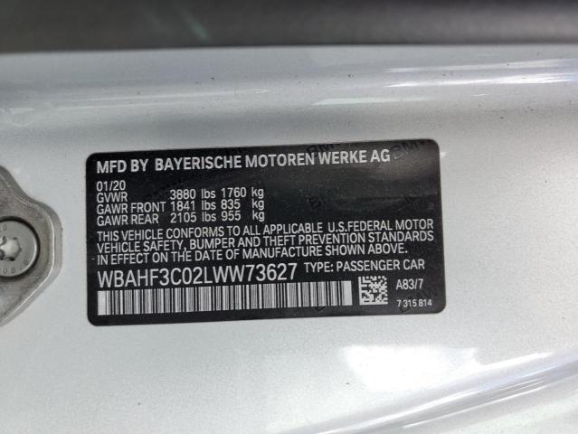 WBAHF3C02LWW73627 BMW Z4 Sdrive30i