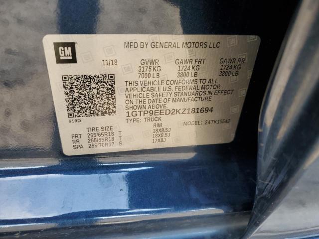 1GTP9EED2KZ181694 GMC Sierra K1500 At4