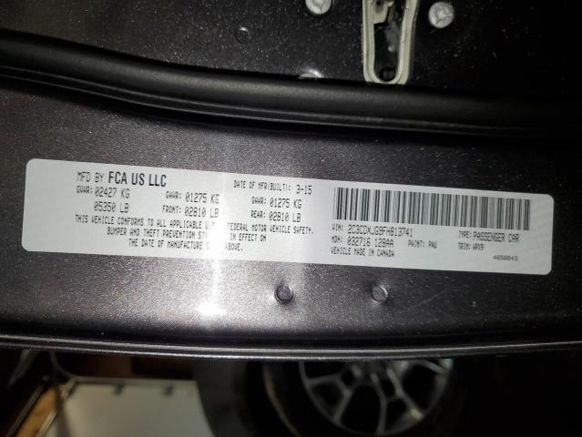 2C3CDXJG9FH813741 Dodge Charger Sxt