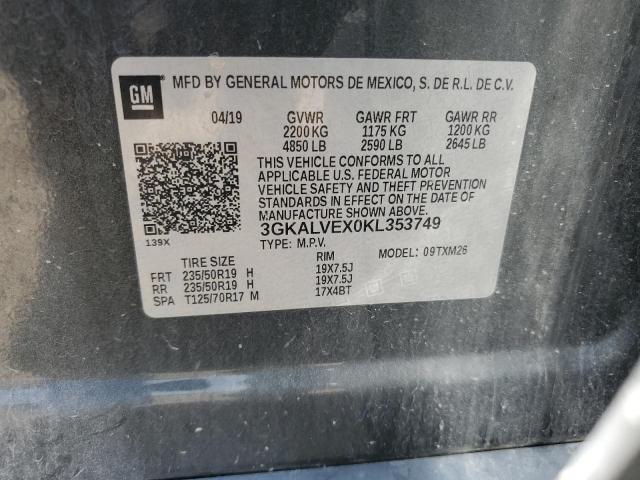 3GKALVEX0KL353749 GMC Terrain Slt