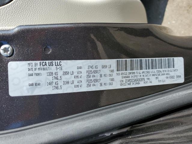 2C4RDGCG0GR363976 Dodge Grand Caravan Sxt