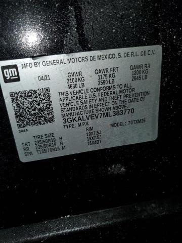 3GKALVEV7ML383770 GMC Terrain Slt