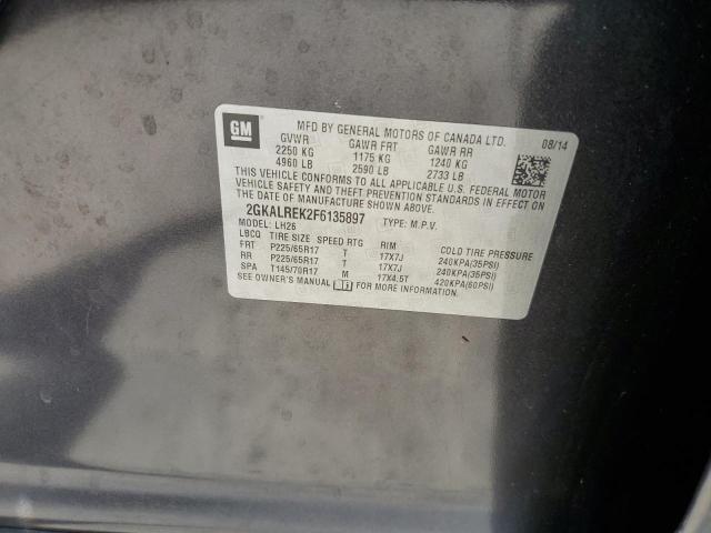 2GKALREK2F6135897 GMC Terrain Sle