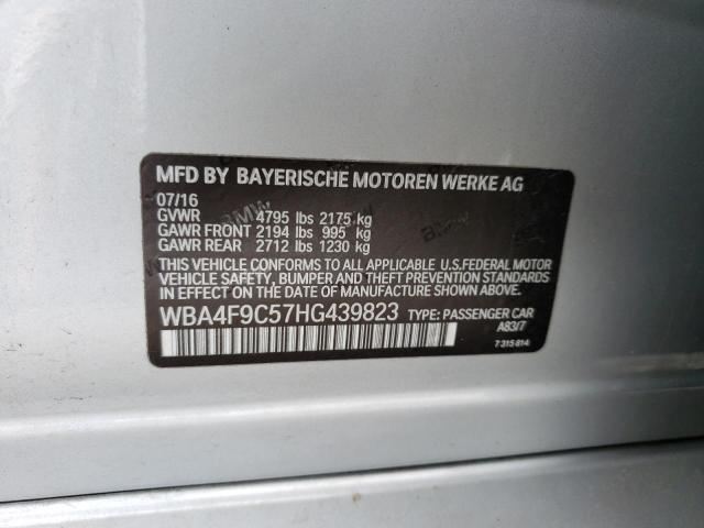 WBA4F9C57HG439823 BMW 430xi Gran Coupe
