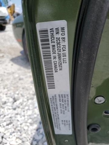 2C3CDZFJ6NH125274 Dodge Challenger R/t Scat Pack