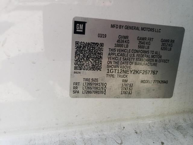 1GT12NEY2KF257767 GMC Sierra K2500 Heavy Duty