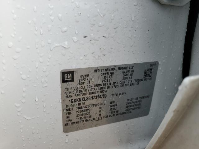 1GKKNXLS9HZ314709 GMC Acadia Denali