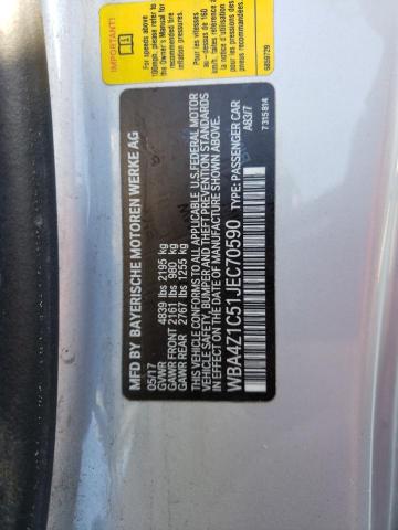 WBA4Z1C51JEC70590 BMW 430I