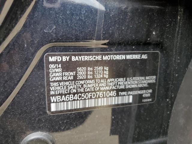 WBA6B4C50FD761046 BMW 650 Xi Gran Coupe