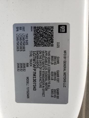 1GTW7AFP7M1307343 GMC Savana G2500