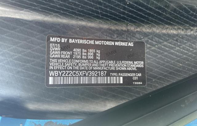 WBY2Z2C5XFV392187 BMW I8