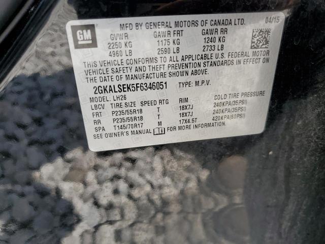 2GKALSEK5F6346051 GMC Terrain Slt