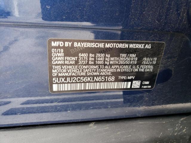 5UXJU2C56KLN65168 BMW X5 Xdrive50i