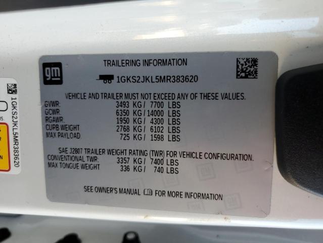 1GKS2JKL5MR383620 GMC YUKON XL DENALI
