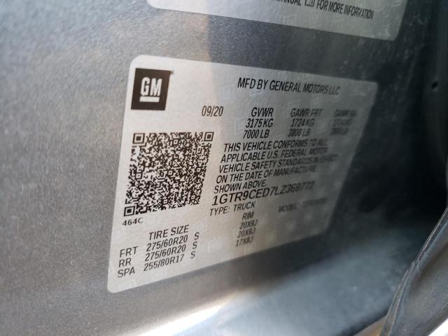 1GTR9CED7LZ369772 GMC Sierra K1500 Elevation