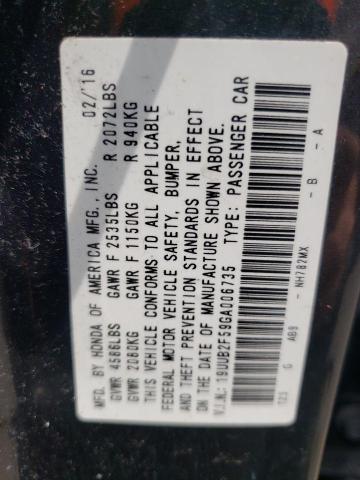 19UUB2F59GA006735 Acura TLX TECH