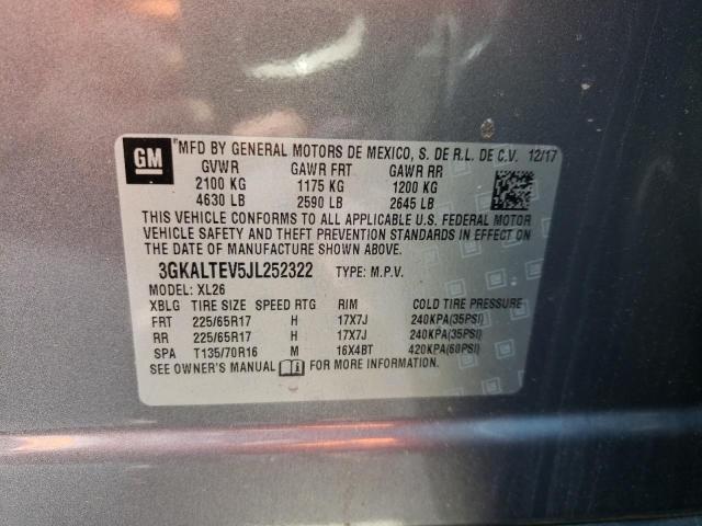 3GKALTEV5JL252322 GMC Terrain Sle