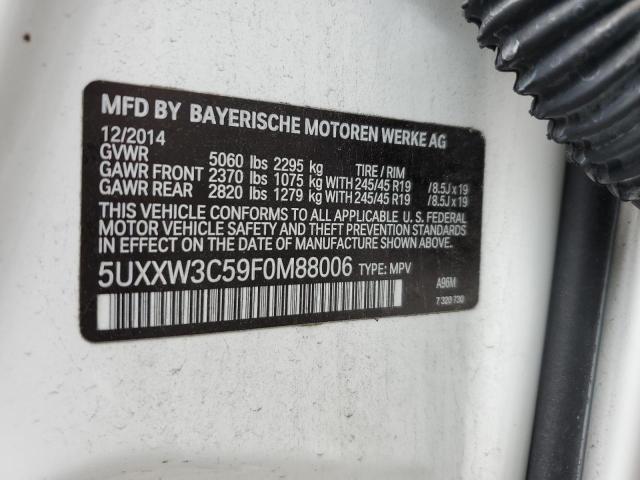 5UXXW3C59F0M88006 BMW X4 Xdrive28i