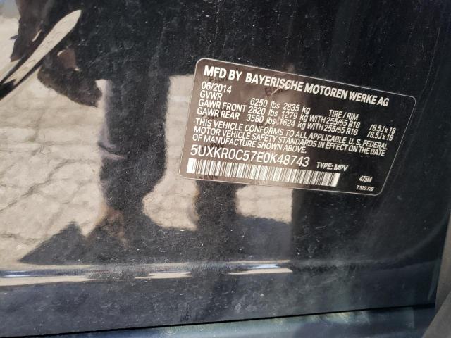 5UXKR0C57E0K48743 BMW X5 Xdrive35i