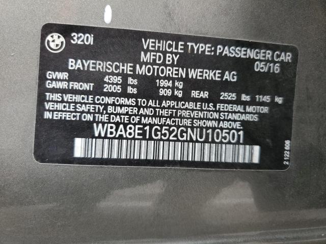 WBA8E1G52GNU10501 BMW 320 I