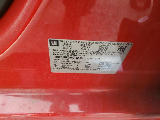 3GTP1UEC0FG112033 GMC Sierra C1500 Sle