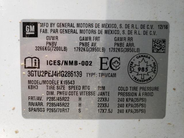 3GTU2PEJ4HG286139 GMC Sierra K1500 Denali