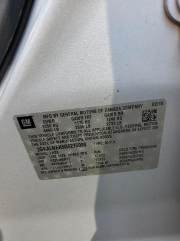 2GKALNEK6G6275090 GMC Terrain Sle