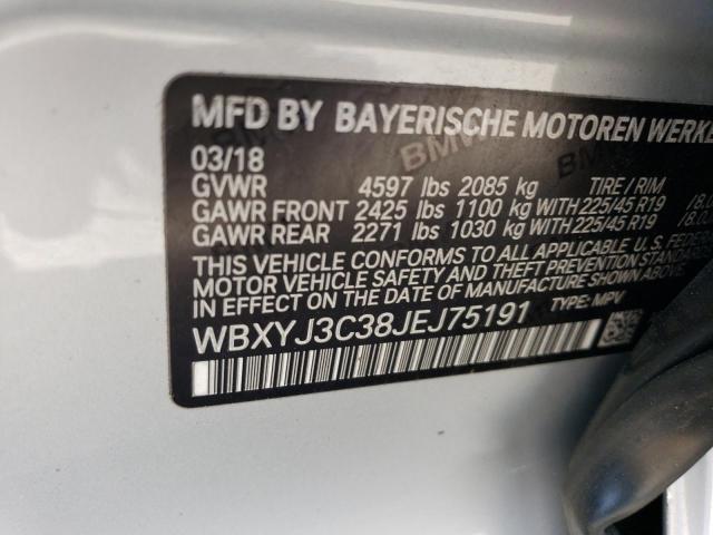 WBXYJ3C38JEJ75191 BMW X2 Sdrive28i