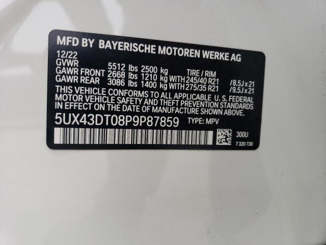 5UX43DT08P9P87859 BMW X4 M40i