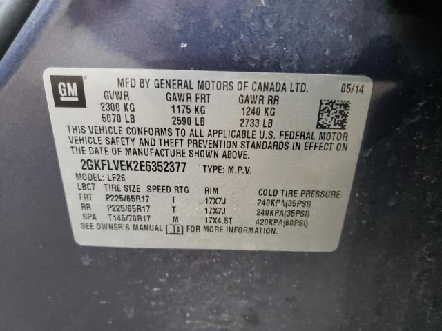 2GKFLVEK2E6352377 GMC Terrain Sle
