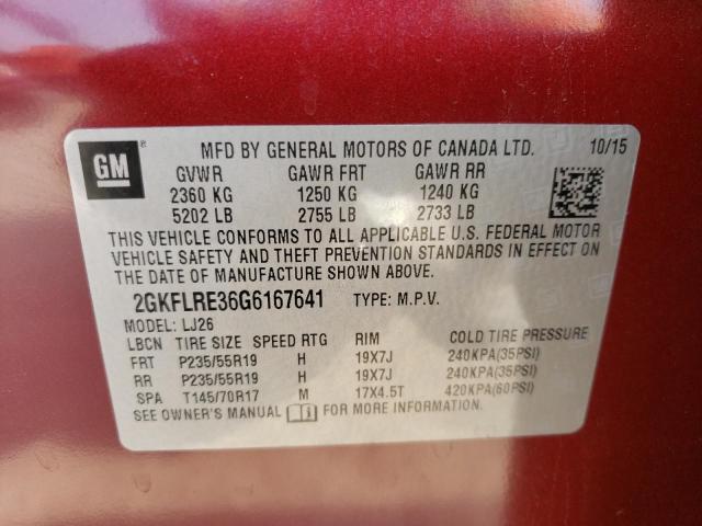 2GKFLRE36G6167641 GMC Terrain Denali