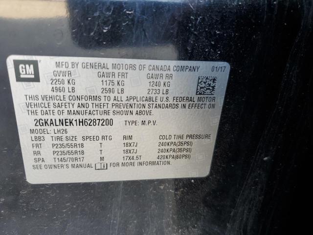 2GKALNEK1H6287200 GMC Terrain Sle