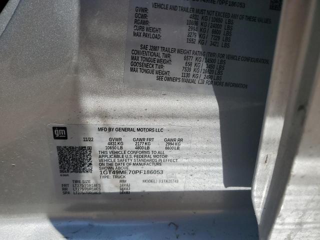 1GT49ME70PF186053 GMC Sierra K2500 Sle