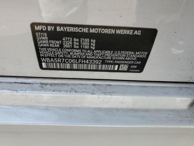WBA5R7C06LFH43392 BMW 330XI