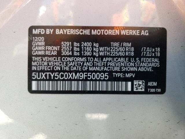 5UXTY5C0XM9F50095 BMW X3 Xdrive30i